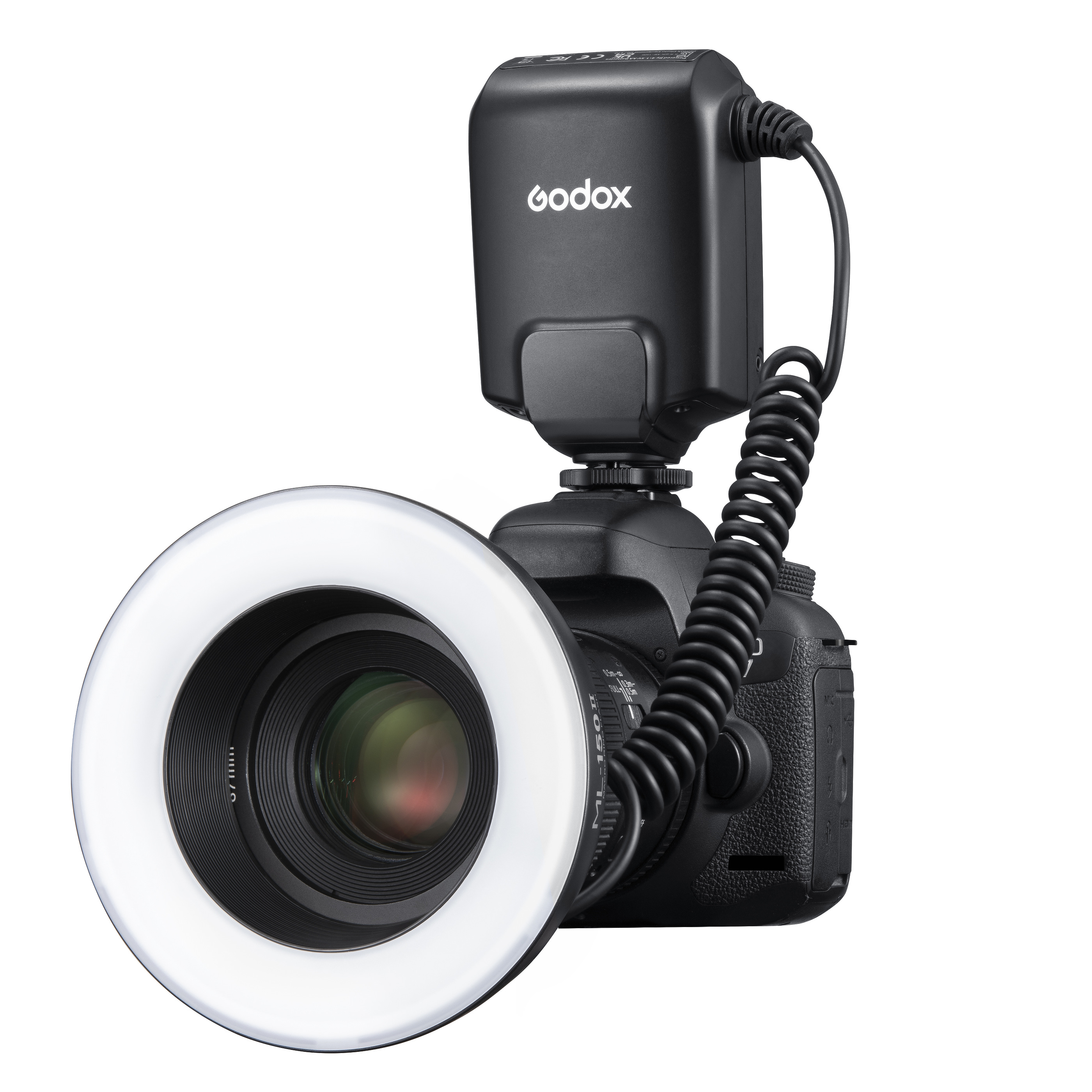 Вспышка для макросъемки Godox ML-150II кольцевая, 12GN, арт.30093