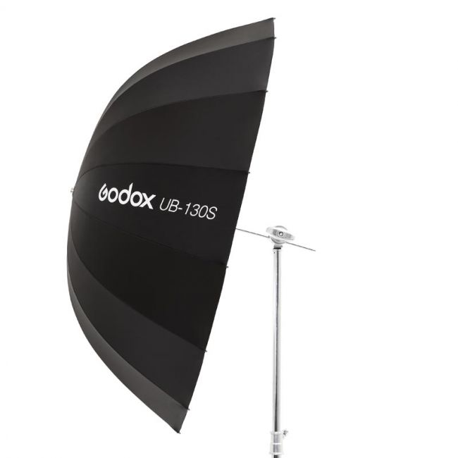 Зонт параболический Godox UB-130S серебро/черный