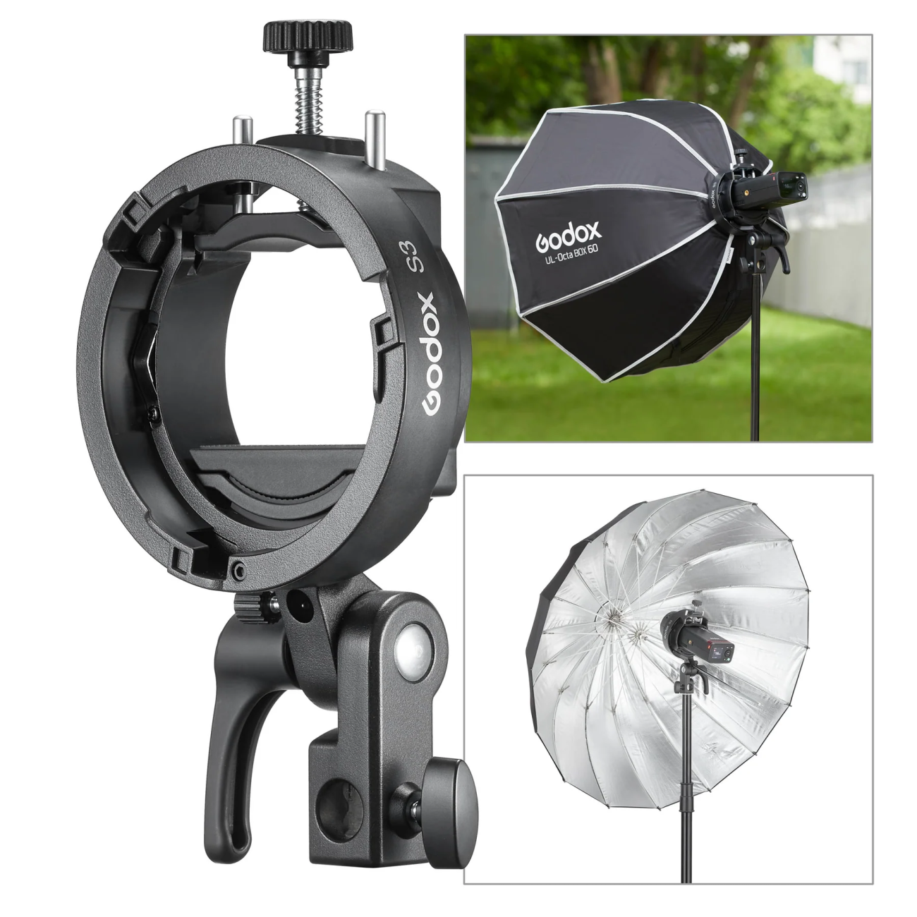 Адаптер Godox S3 Bowens универсальный, арт.33261