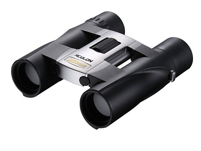 Бинокль Nikon Aculon A30 8x25 серебристый