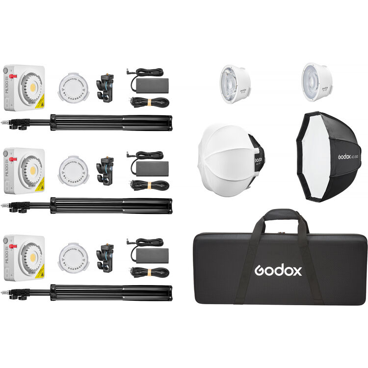 Комплект студийного оборудования Godox ML100Bi Kit3