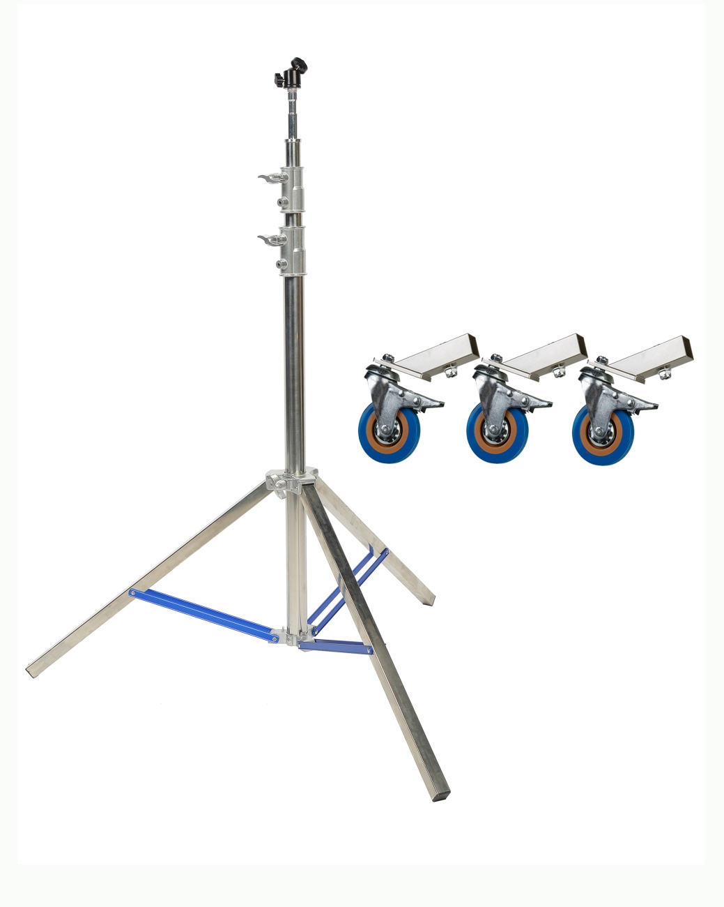 Стойка стулийная GreenBean Titan 240 BABY STEEL с колесами  арт. 27411/32989