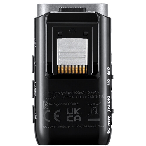 картинка Радиосистема Godox WEC-S Kit2 накамерная от магазина Ultra-mart