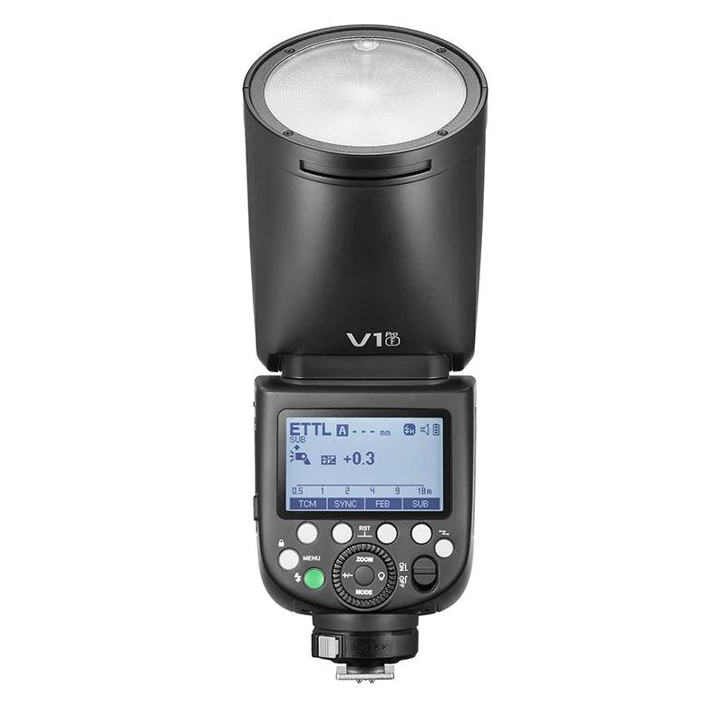 картинка Вспышка накамерная с круглой головкой Godox V1Pro F TTL для Fujifilm от магазина Ultra-mart