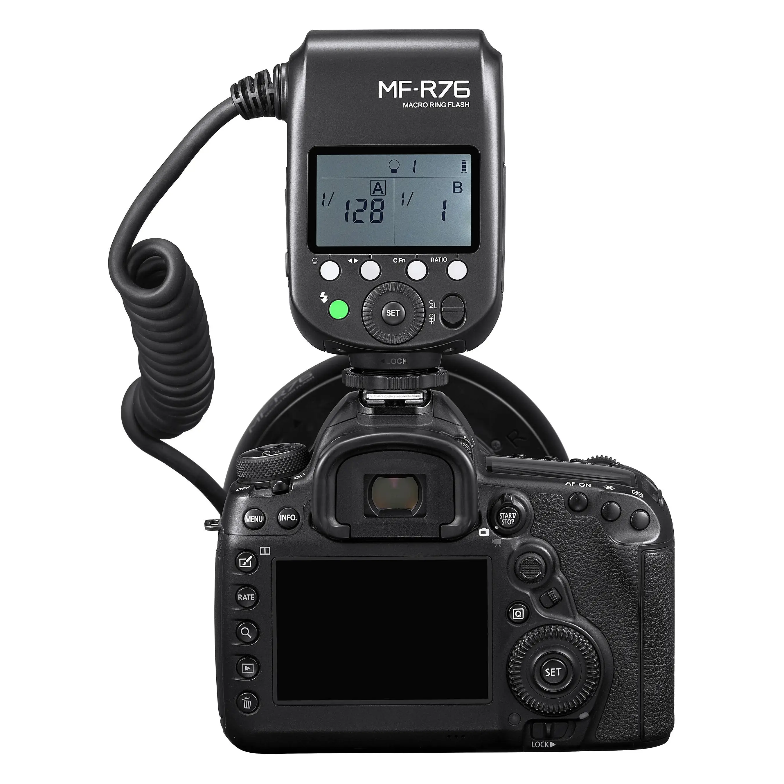 картинка Вспышка для макросъемки Godox MF-R76 кольцевая,  GN14, арт. 29139 от магазина Ultra-mart