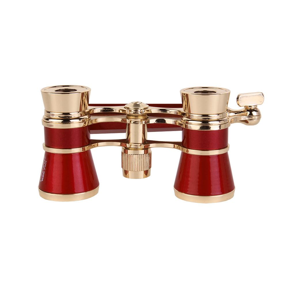 картинка Бинокль театральный Veber Opera БГЦ 3x25 лорнет, красный/золотой арт.10987 от магазина Ultra-mart