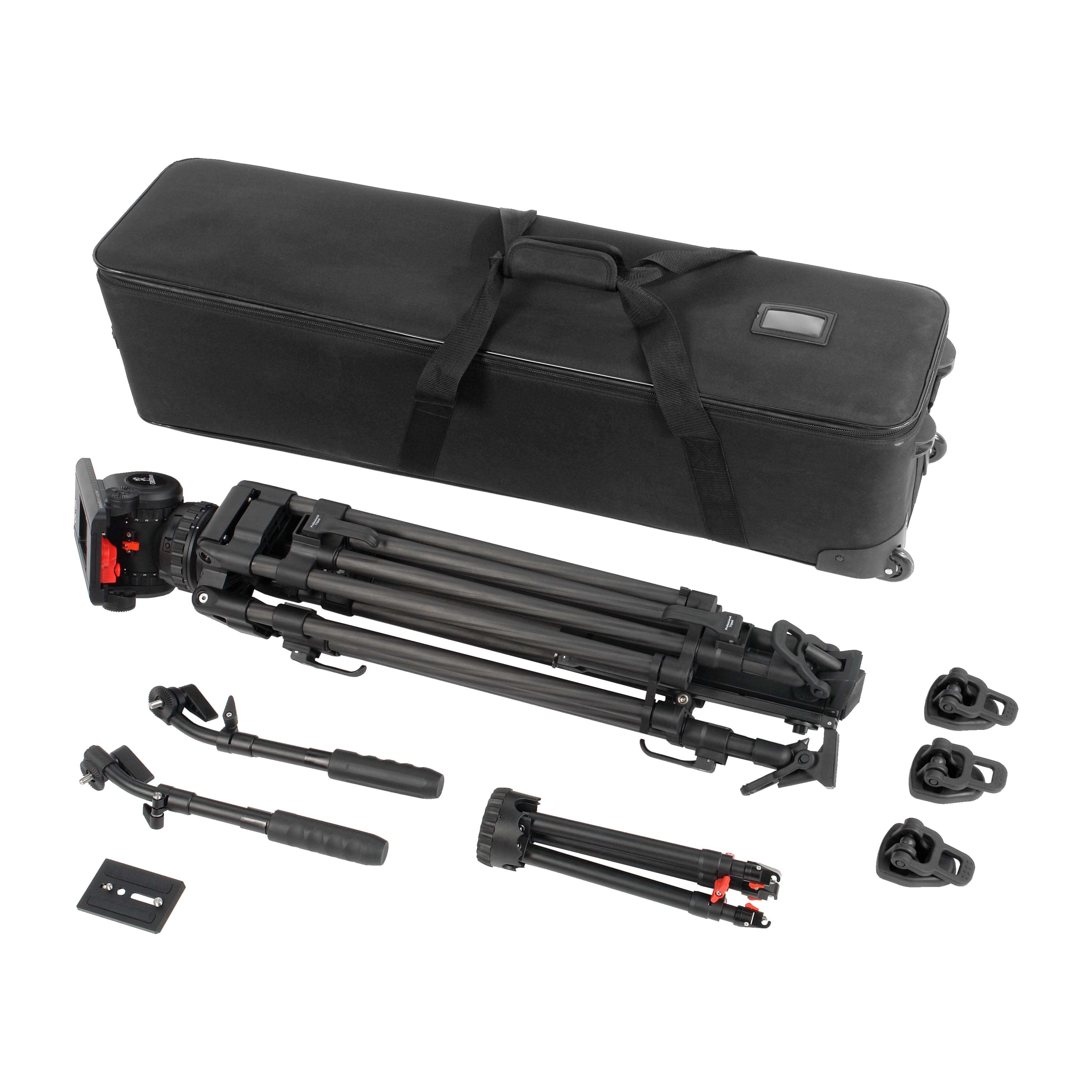 картинка Видеоштатив GreenBean VideoMaster 425С PRO карбоновый от магазина Ultra-mart