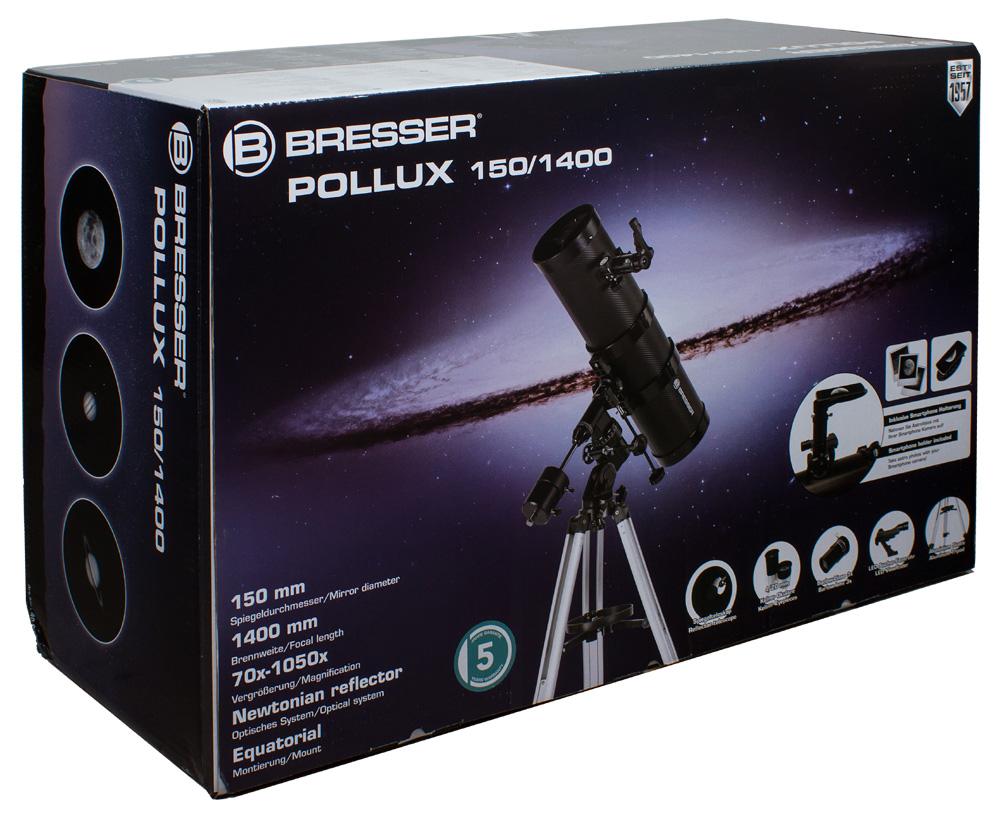 картинка Телескоп Bresser Pollux 150/1400 EQ2 от магазина Ultra-mart