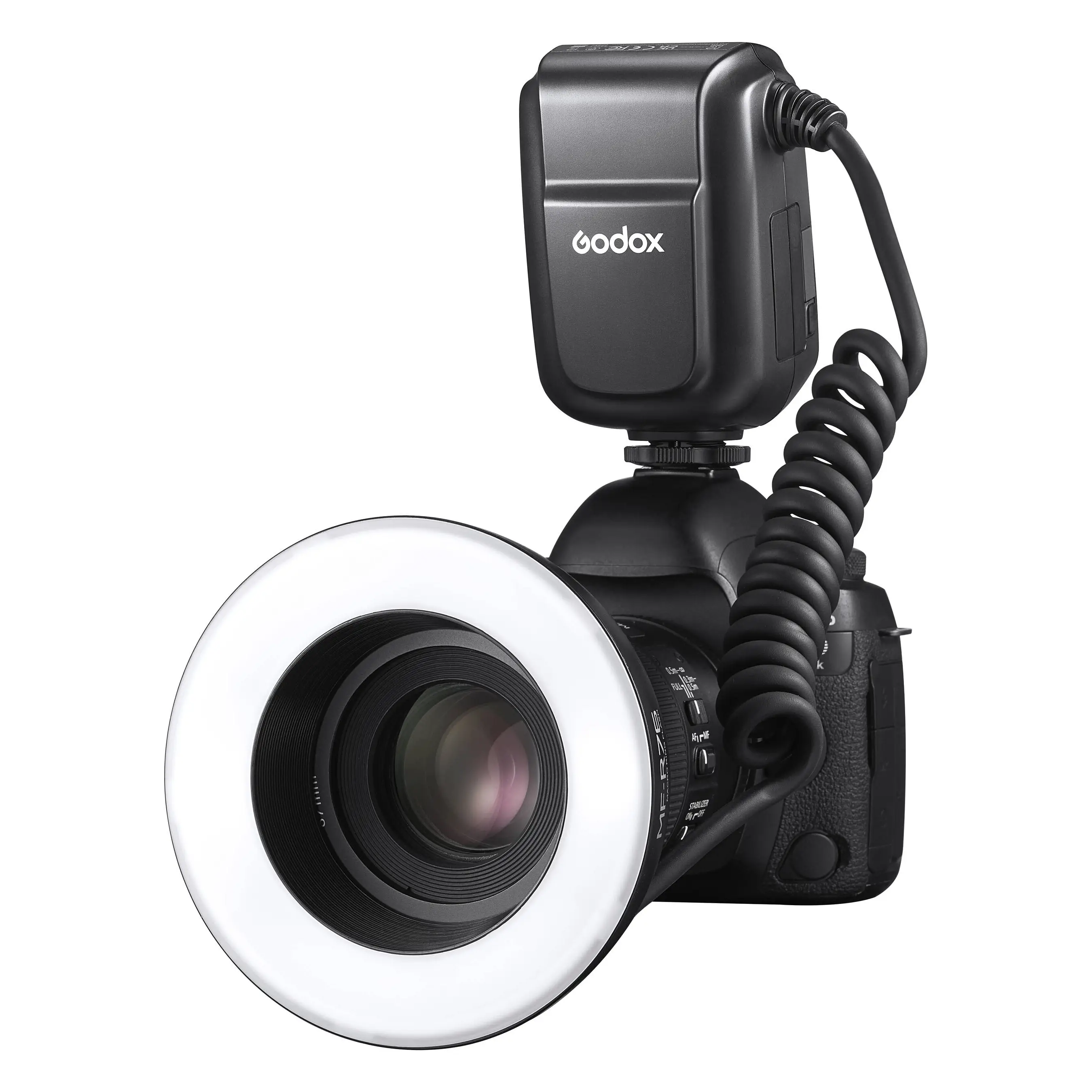 картинка Вспышка для макросъемки Godox MF-R76 кольцевая,  GN14, арт. 29139 от магазина Ultra-mart