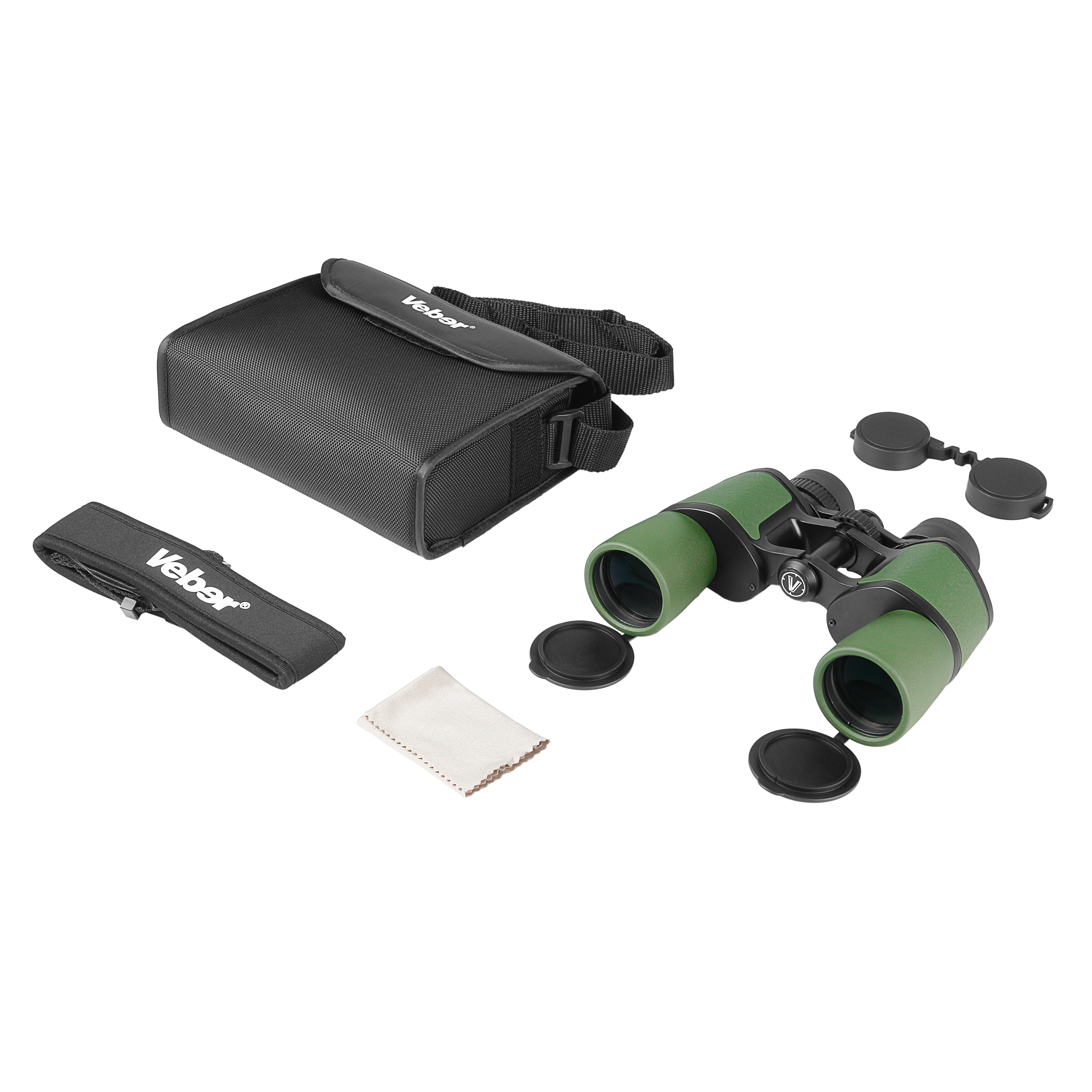 картинка Бинокль Veber TITAN 10x42WP зеленый арт.32802 от магазина Ultra-mart