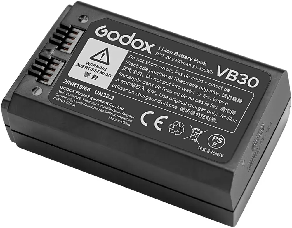 картинка Аккумулятор Godox VB30 для V1Pro,V100, V1, V860III, V850III, AD100 от магазина Ultra-mart
