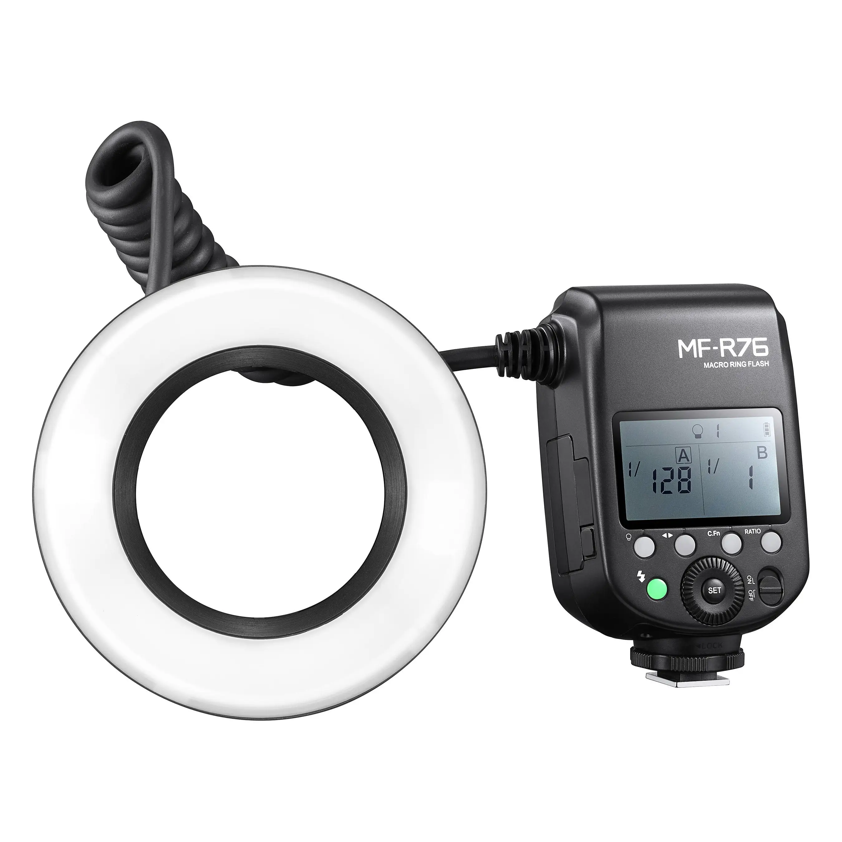 картинка Вспышка для макросъемки Godox MF-R76 кольцевая,  GN14, арт. 29139 от магазина Ultra-mart