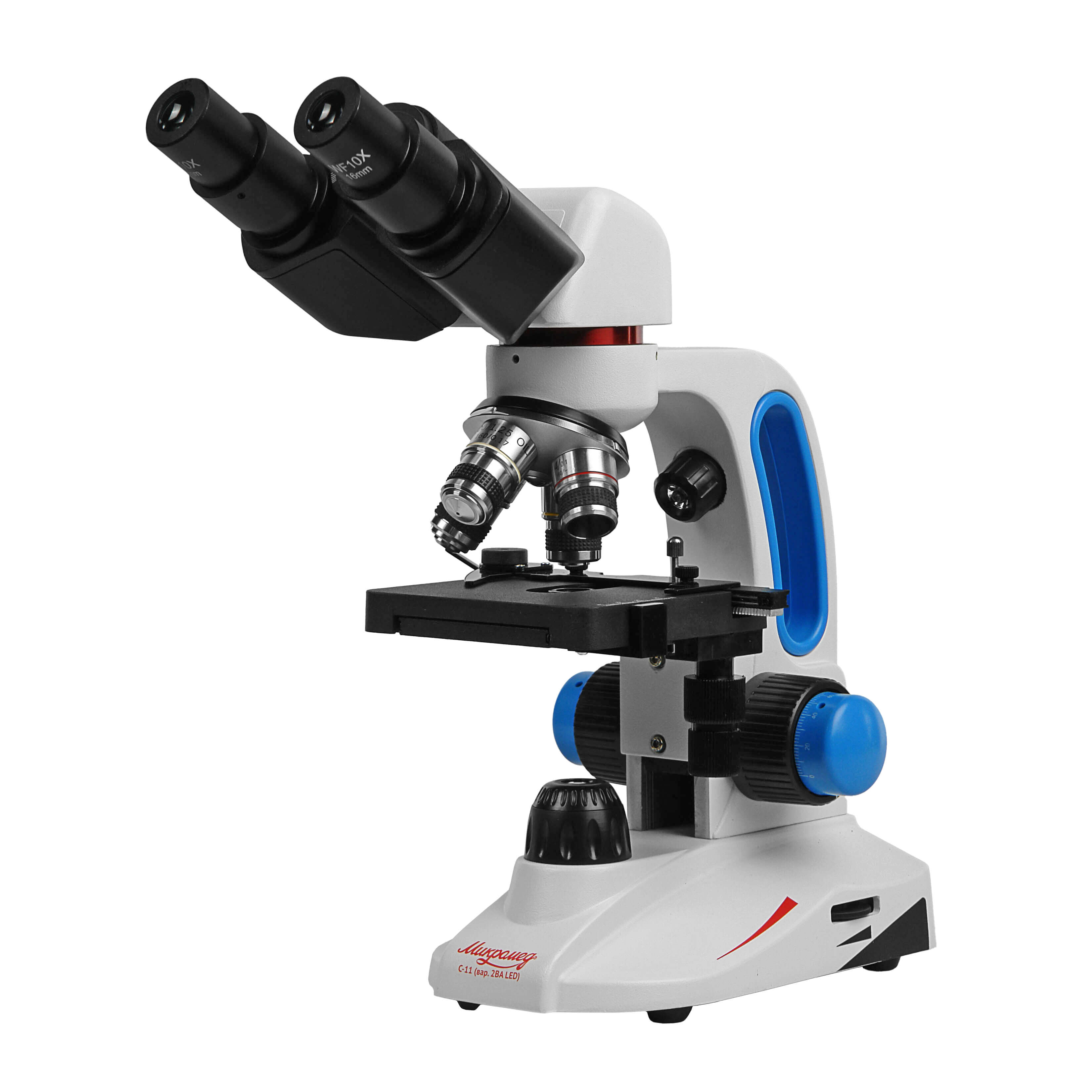 картинка Микроскоп биологический Микромед С-11 (вар. 2ВА LED) в кейсе  арт.31923 от магазина Ultra-mart