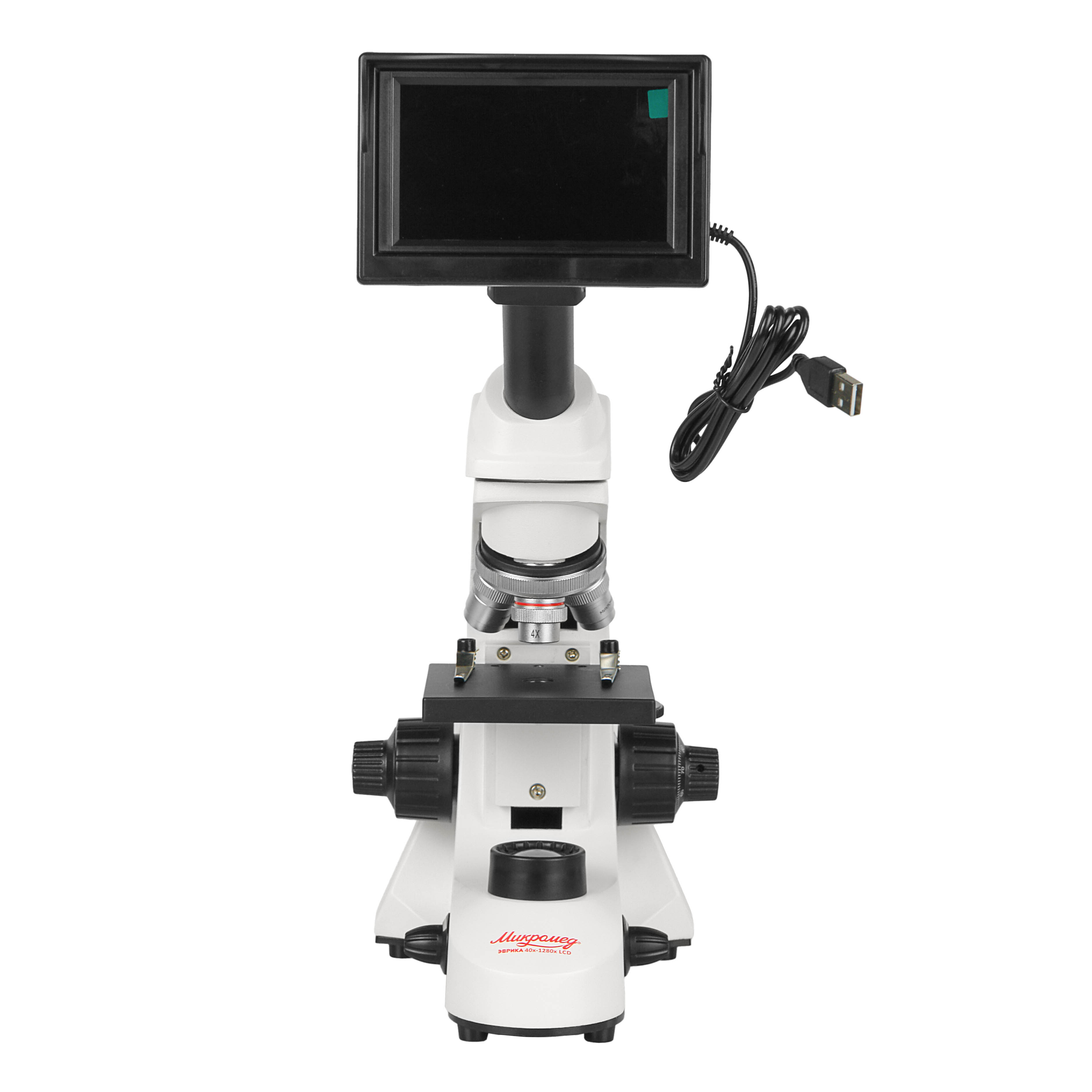 картинка Микроскоп школьный Эврика 40х-1280х LCD цифровой от магазина Ultra-mart