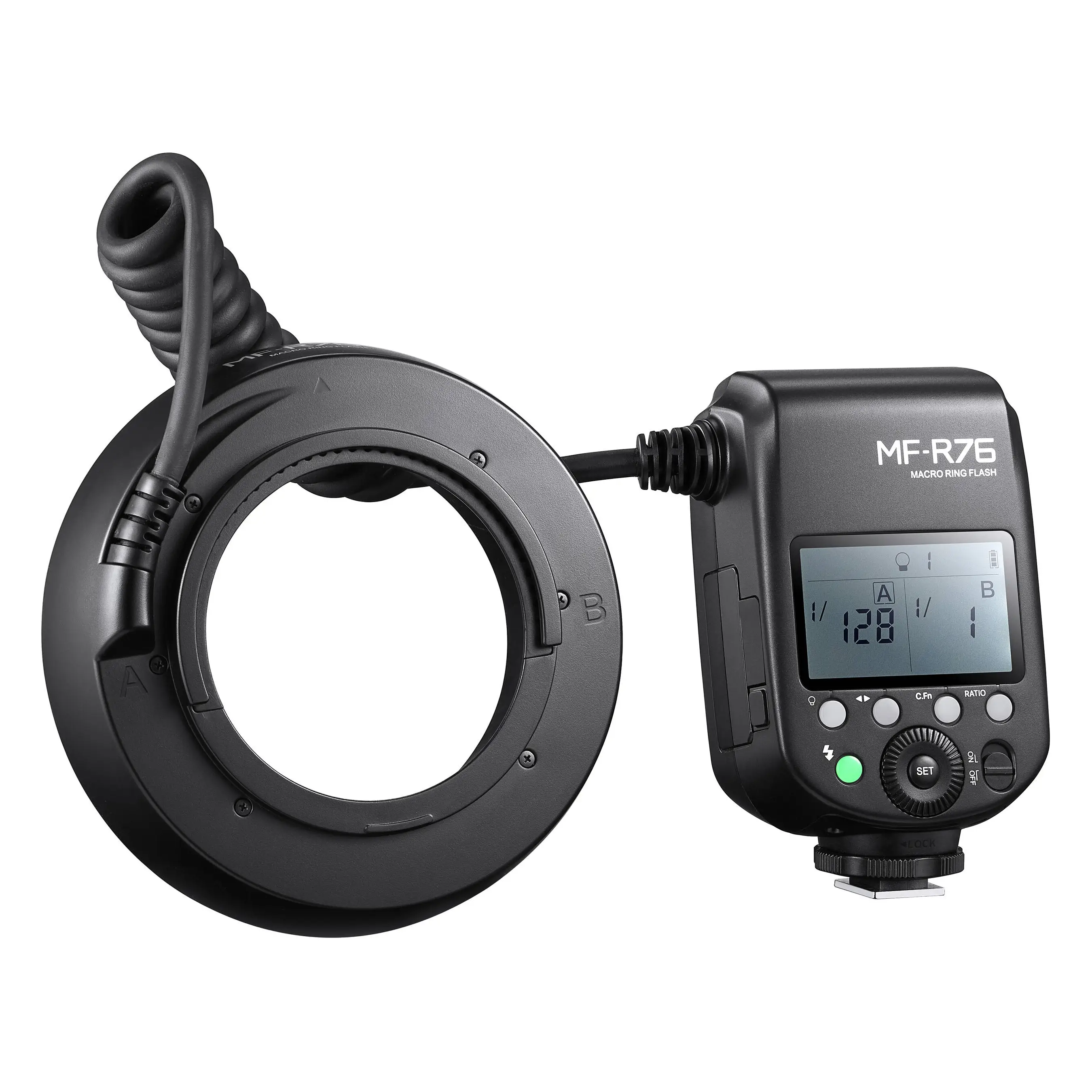 картинка Вспышка для макросъемки Godox MF-R76 кольцевая,  GN14, арт. 29139 от магазина Ultra-mart