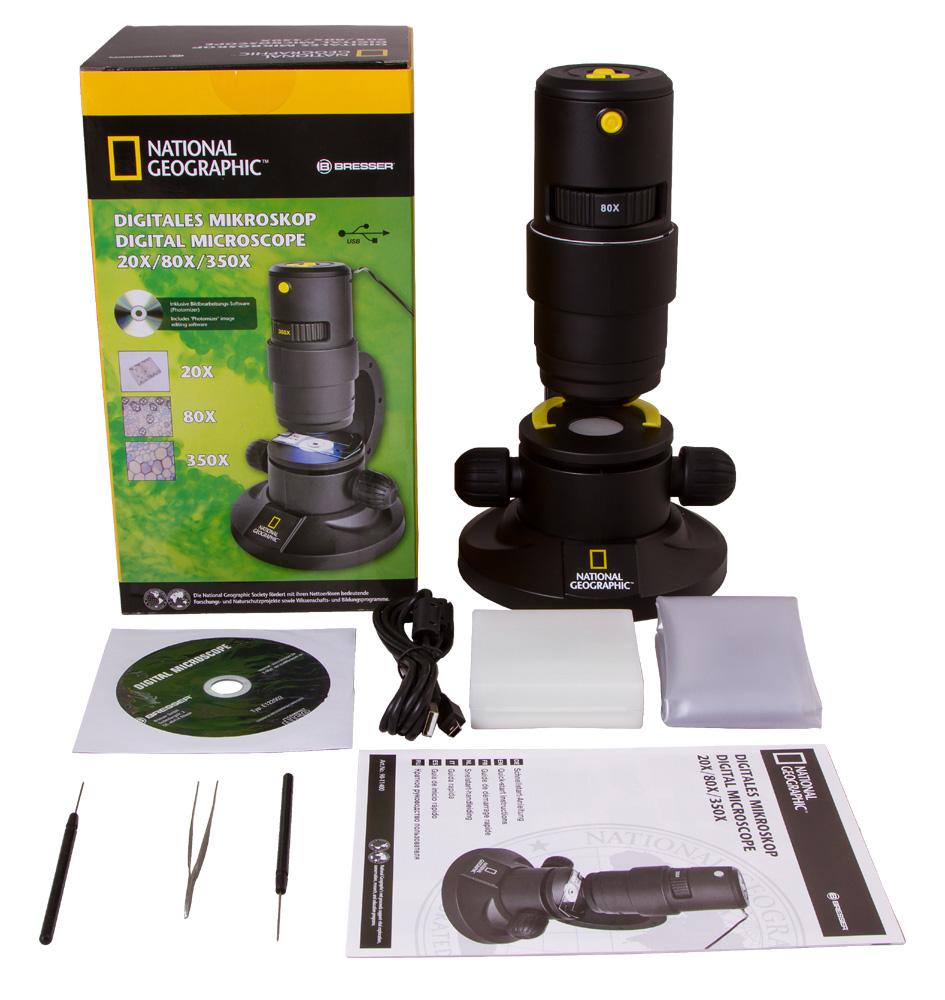 картинка Микроскоп цифровой Bresser National Geographic 20–350x от магазина Ultra-mart