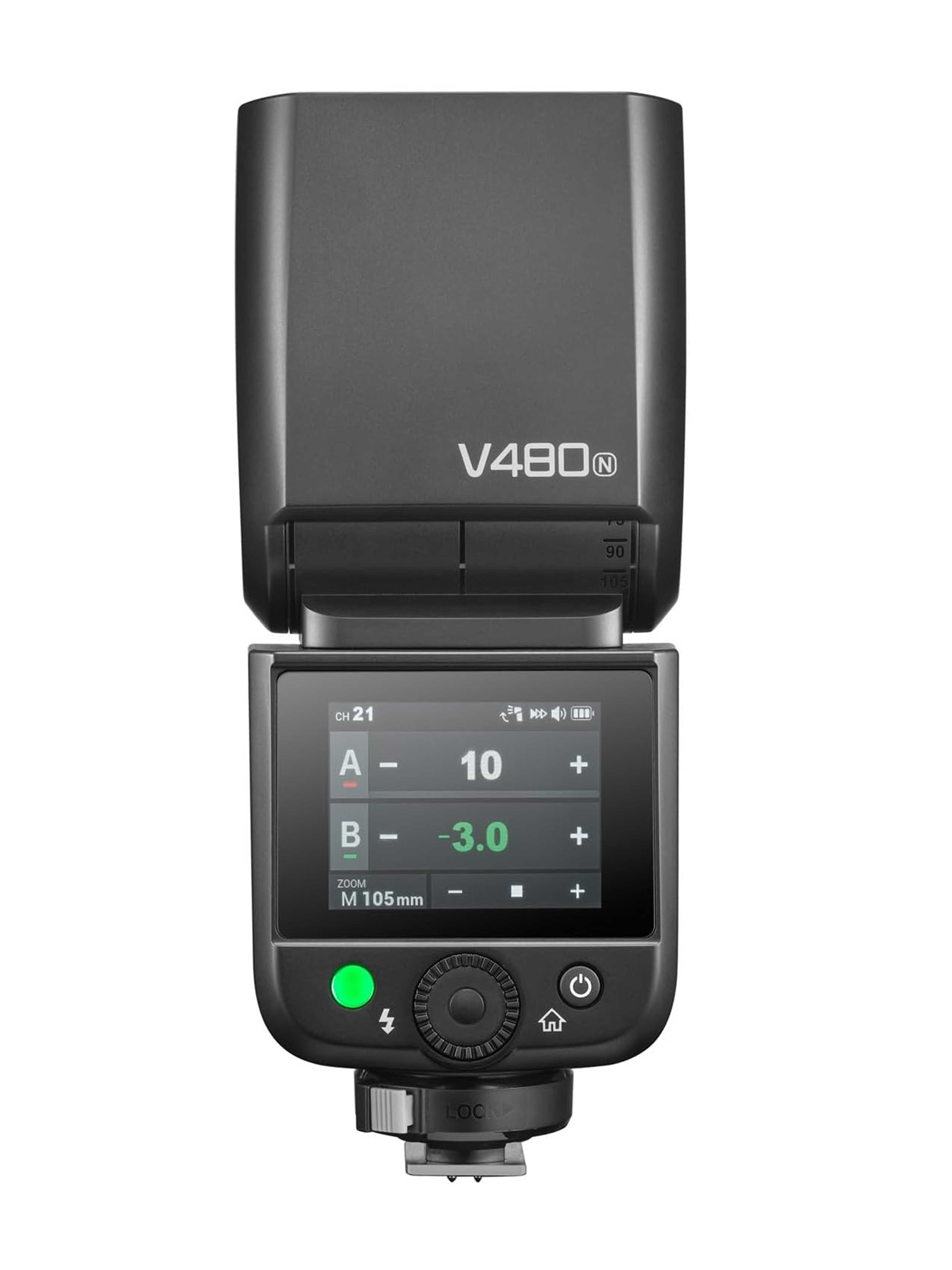 картинка Вспышка накамерная Godox V480N i-TTL аккумуляторная для Nikon арт. 33005 от магазина Ultra-mart