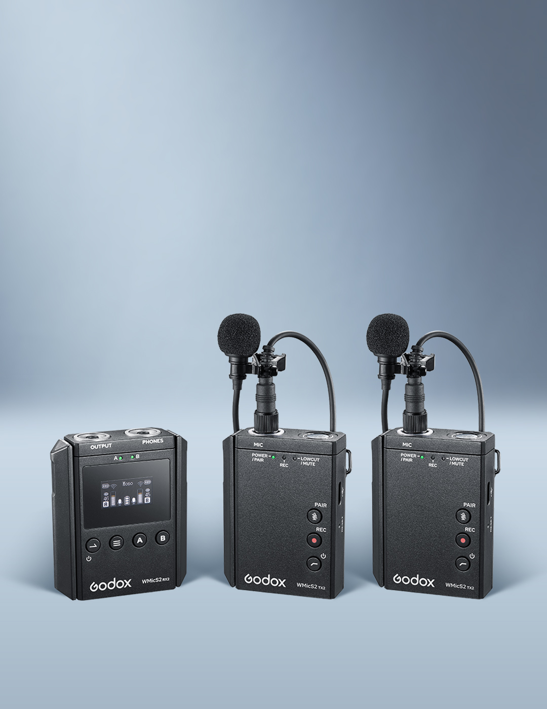 картинка Петличная радиосистема Godox WMicS2 Kit2 беспроводная от магазина Ultra-mart