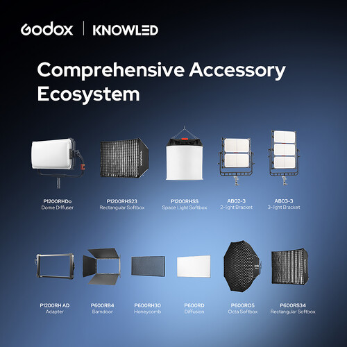 картинка Осветитель светодиодный Godox Knowled P1200R Hard Pro от магазина Ultra-mart