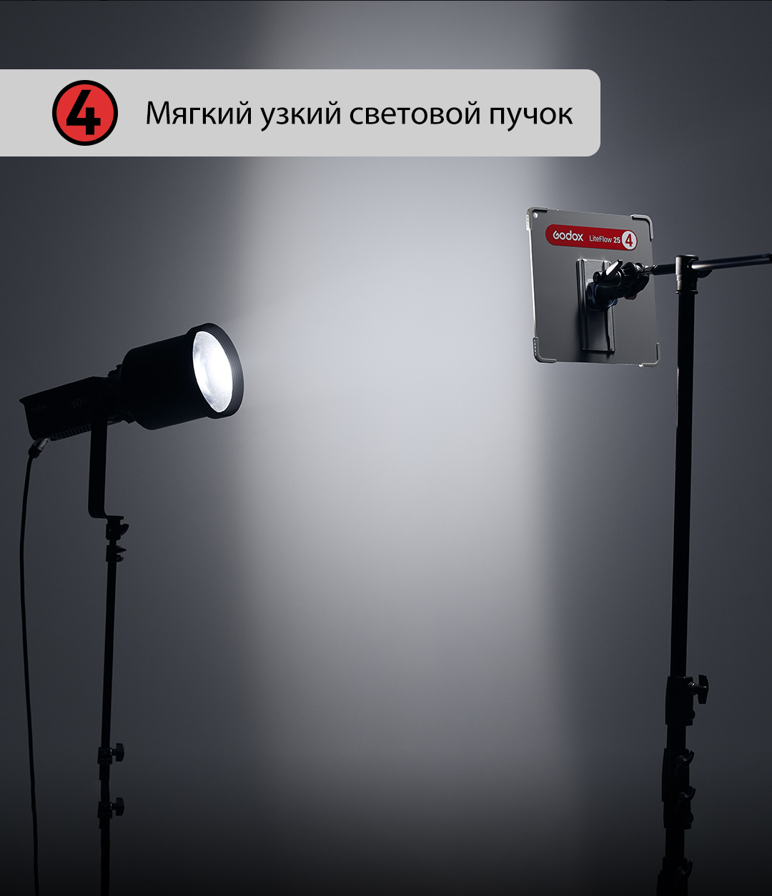 картинка Комплект кино-рефлекторов Godox Knowled LiteFlow 7 Kit от магазина Ultra-mart