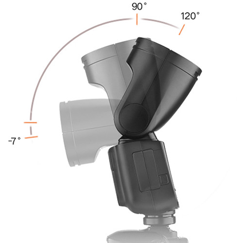 картинка Вспышка накамерная с круглой головкой Godox V1C для Canon от магазина Ultra-mart
