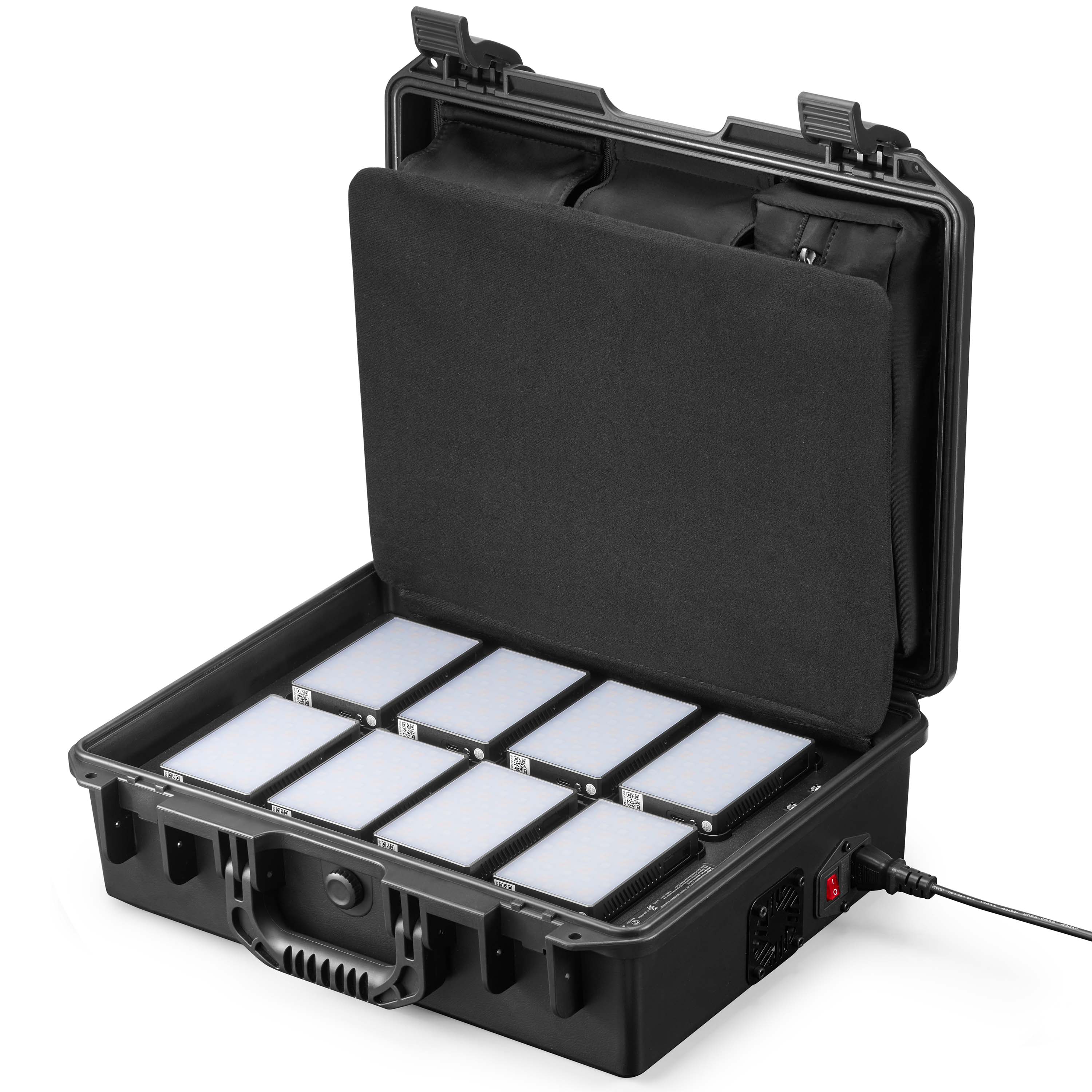 картинка Комплект светодиодных осветителей Godox Knowled C5R-K8 с зарядным кейсом от магазина Ultra-mart