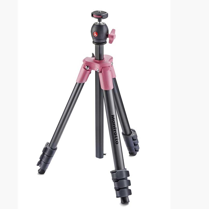 картинка Manfrotto MKCOMPACTLT-PK Compact Light штатив с шаровой головкой для фотокамеры (розовый от магазина Ultra-mart