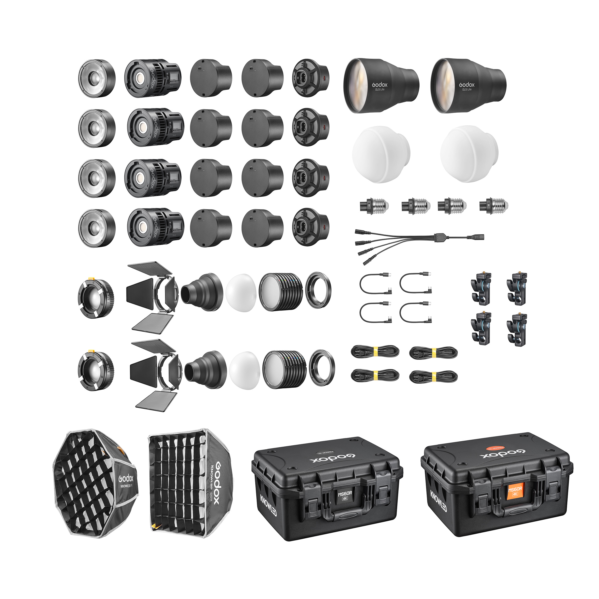 картинка Комплект студийного оборудования Godox Knowled MS60R 4K от магазина Ultra-mart
