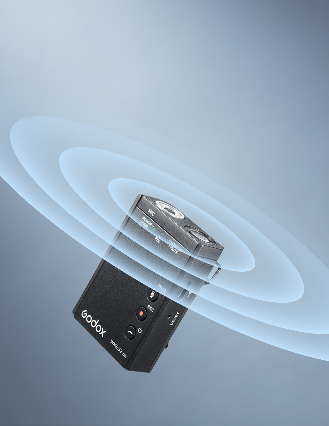 картинка Петличная радиосистема Godox WMicS2 Kit2 беспроводная от магазина Ultra-mart