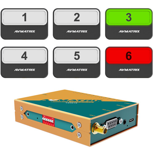 картинка Комплект сигнализации AVMATRIX TS3019-6 Tally для 6-ти камер от магазина Ultra-mart