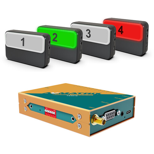 картинка Комплект сигнализации AVMATRIX TS3019-4 Tally для 4-х камер от магазина Ultra-mart