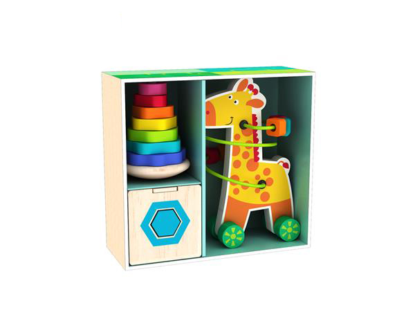 картинка Развивающая игрушка-сортер UltraTOY Sort-11 деревянная пирамидка, жираф от магазина Ultra-mart