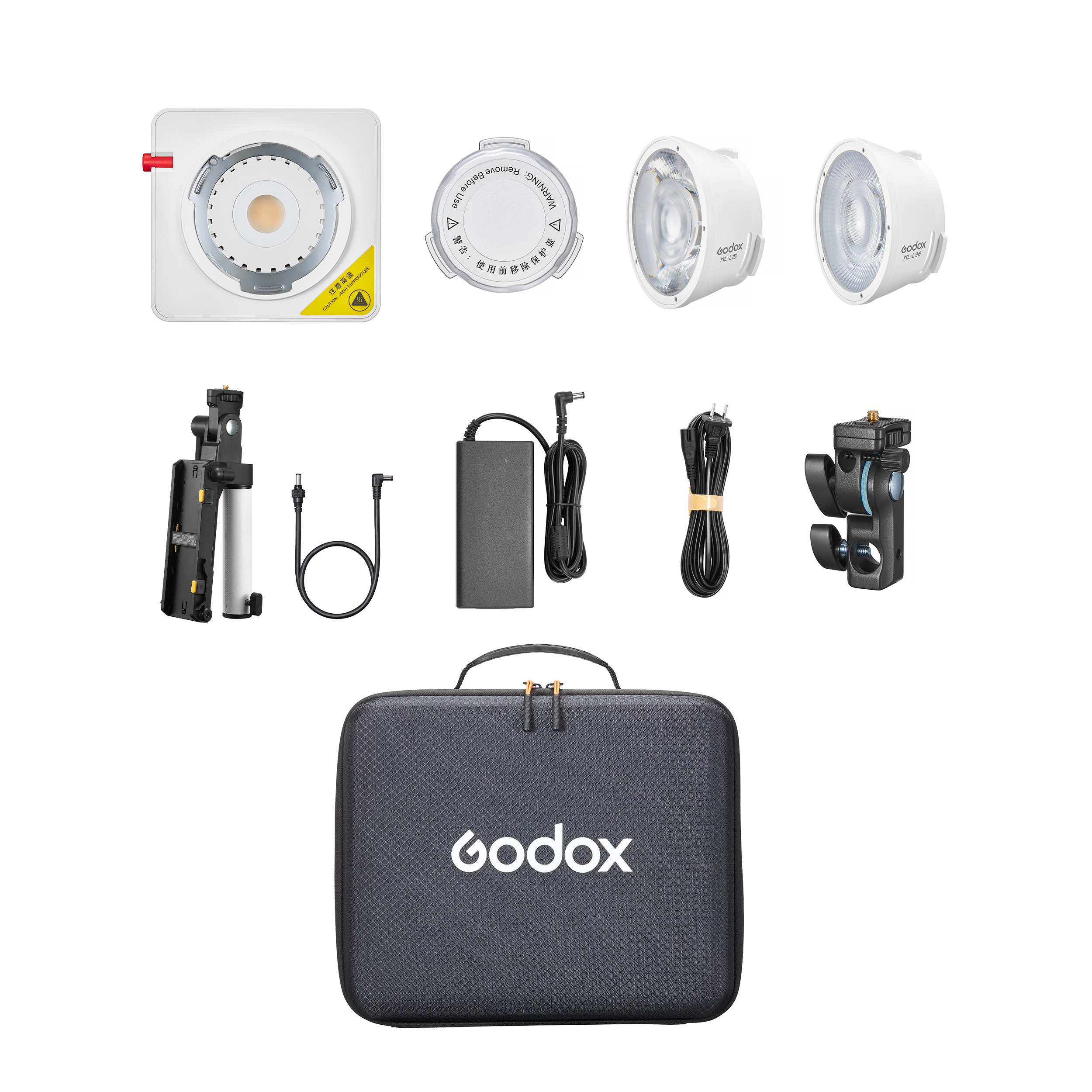 картинка Осветитель светодиодный Godox ML100R Kit2 (с AK-B01), RGB, арт.32835 от магазина Ultra-mart