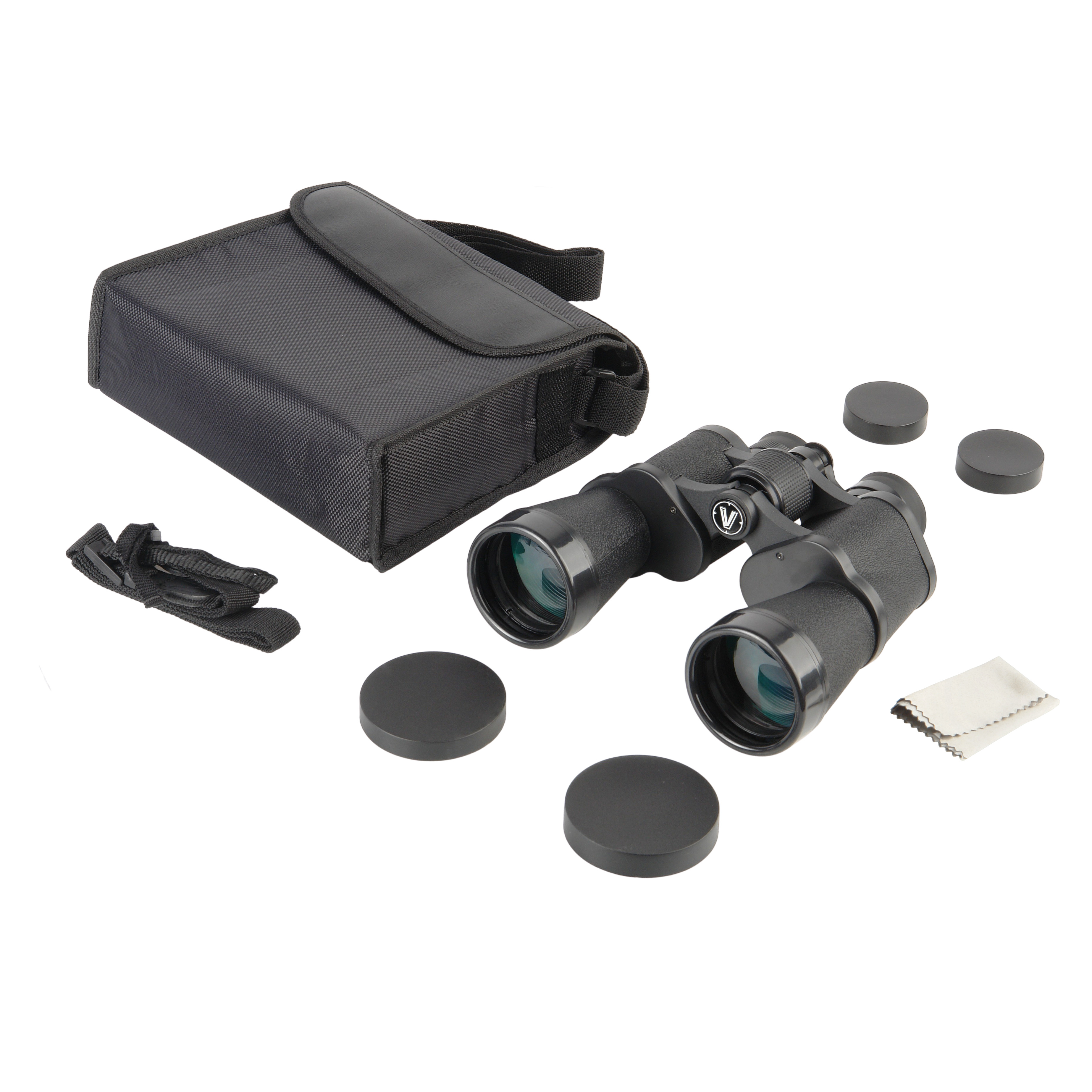 картинка Бинокль Veber Classic БПШЦ 10x50 VL широкоугольный, черный  арт.23017 от магазина Ultra-mart