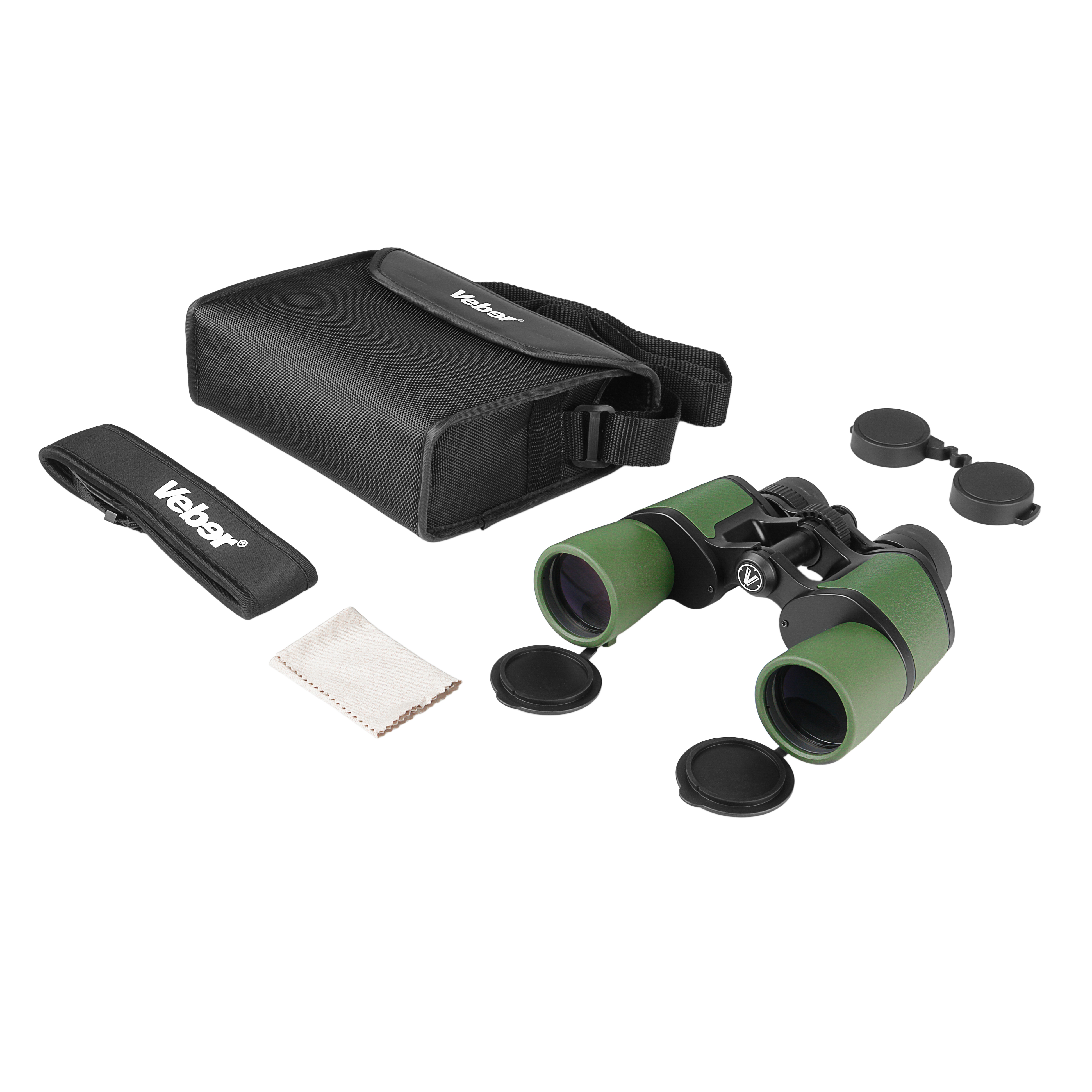 картинка Бинокль Veber TITAN 8x42WP зеленый арт.32801 от магазина Ultra-mart