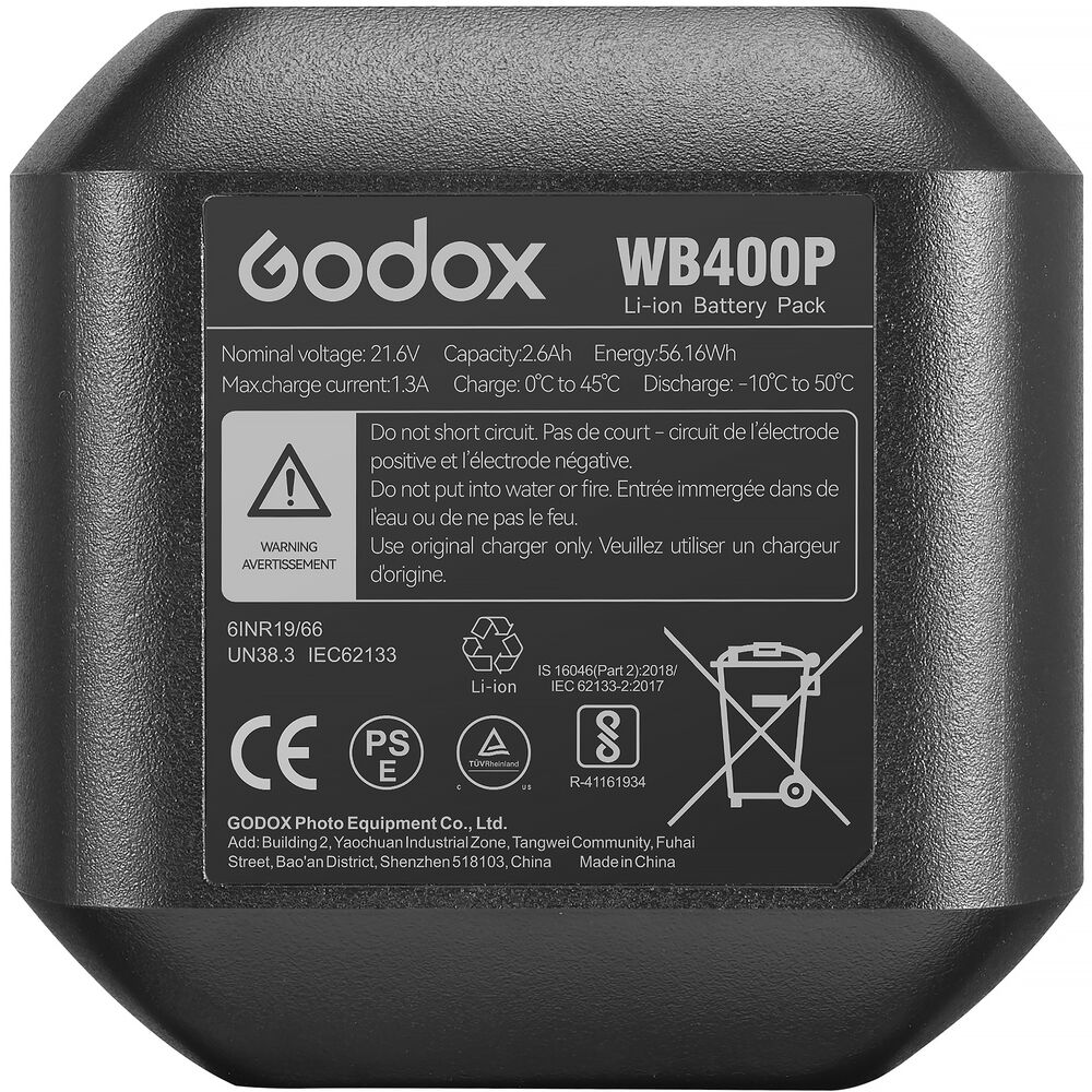 картинка Вспышка аккумуляторная Godox Witstro AD400ProII, 400Дж, арт.33015 от магазина Ultra-mart