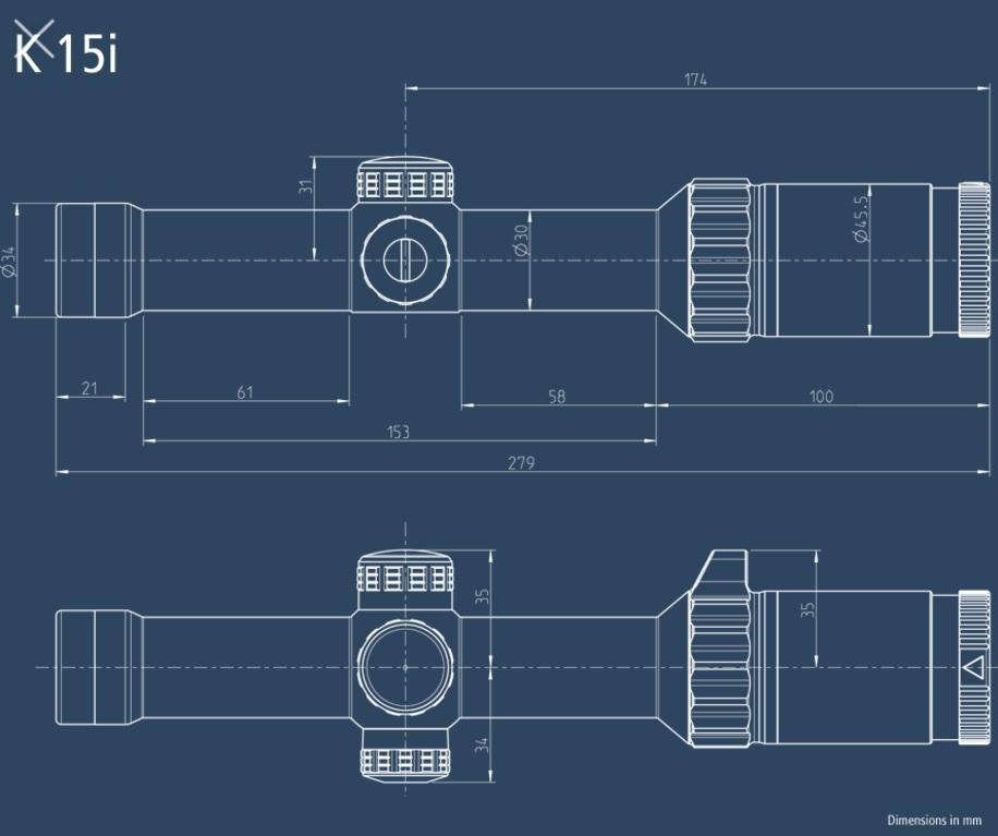 картинка Прицел Kahles K 15i 1-5x24i G4B от магазина Ultra-mart