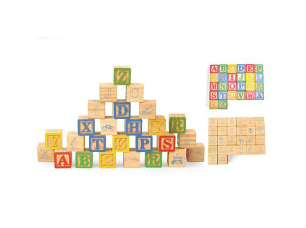 картинка Деревянные кубики  UltraTOY набор "26 элементов детские от магазина Ultra-mart