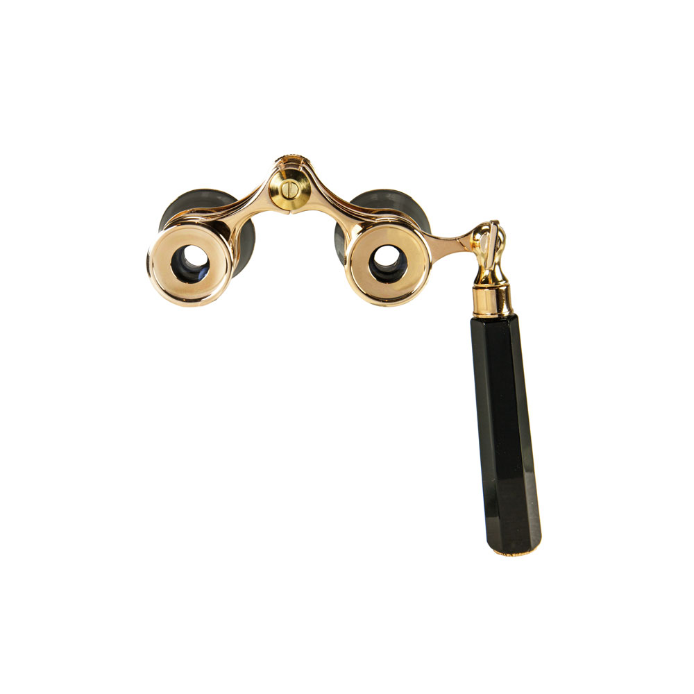 картинка Бинокль театральный Veber Opera БГЦ 3x25 лорнет, черный/золотой арт.10988 от магазина Ultra-mart