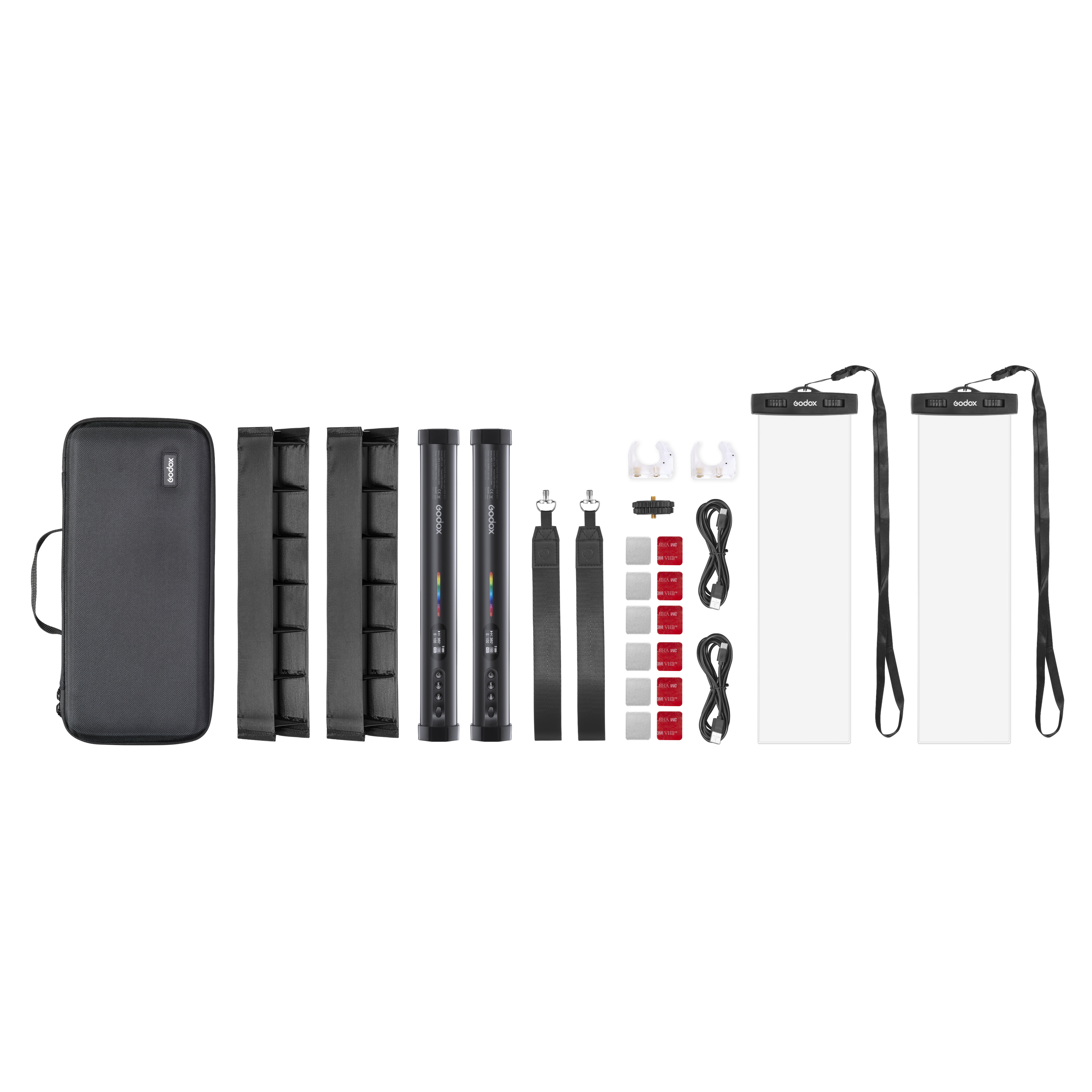картинка Комплект светодиодных осветителей Godox TL30-K2 Kit, арт.28501 от магазина Ultra-mart