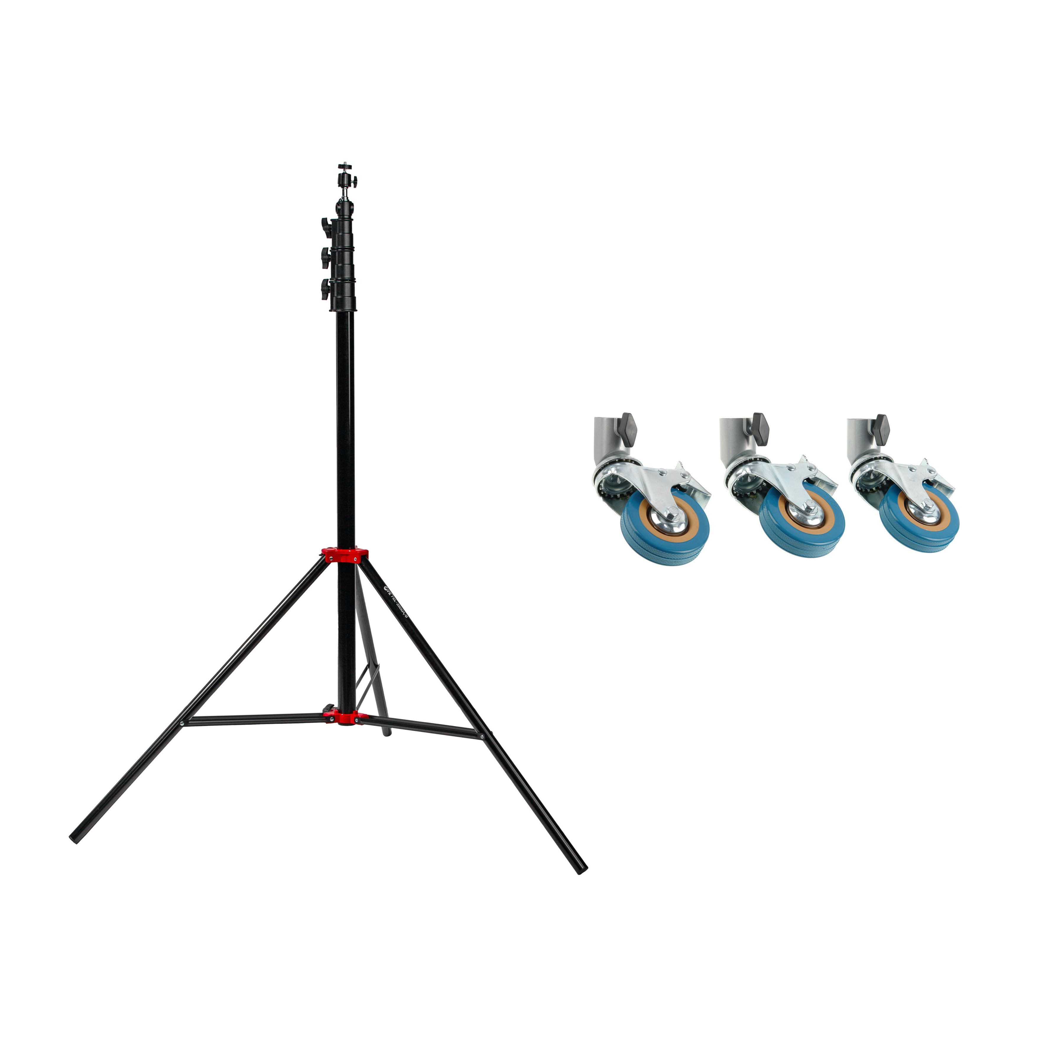 картинка Комплект Стойка-тренога Falcon Eyes FEL-3900A/B с колесами от магазина Ultra-mart