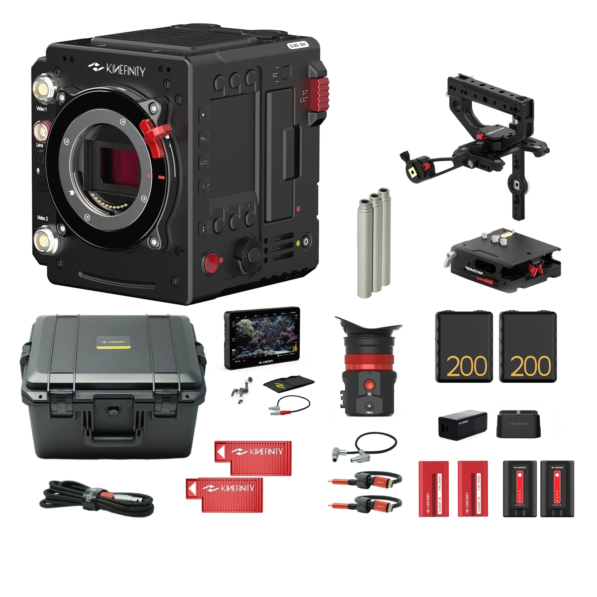 картинка Цифровая видеокамера Kinefinity MAVO mark2 S35 Pro Pack от магазина Ultra-mart