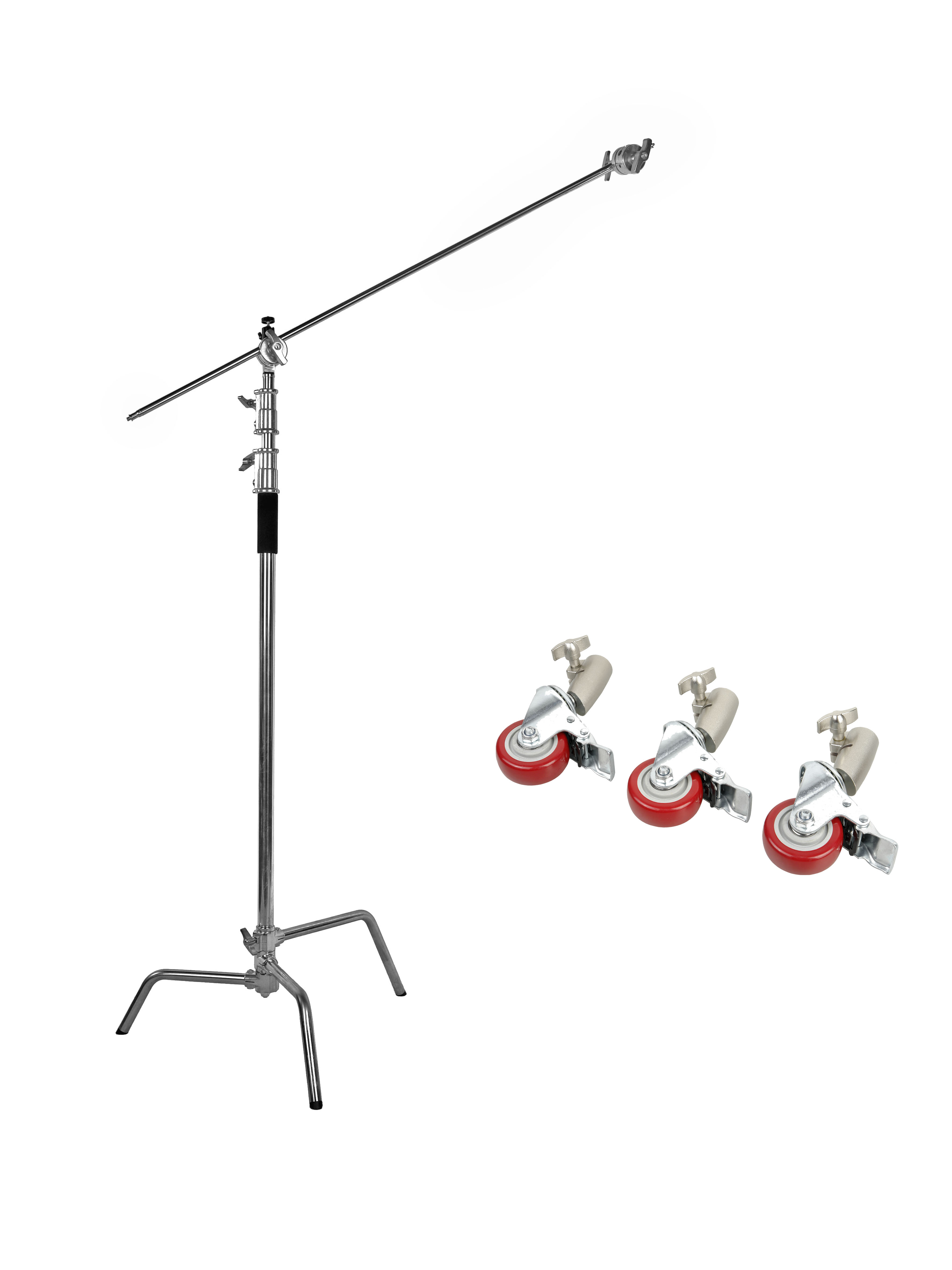 картинка Комплект Стойка-тренога Falcon Eyes C-Stand LV-3300H + ролики от магазина Ultra-mart