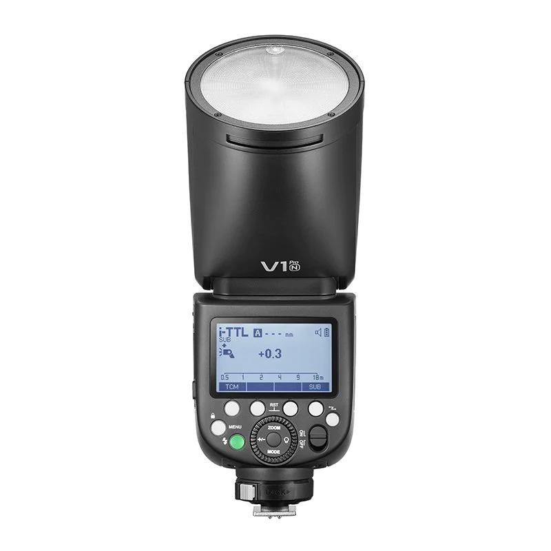 картинка Вспышка накамерная с круглой головкой Godox V1Pro N TTL для Nikon от магазина Ultra-mart