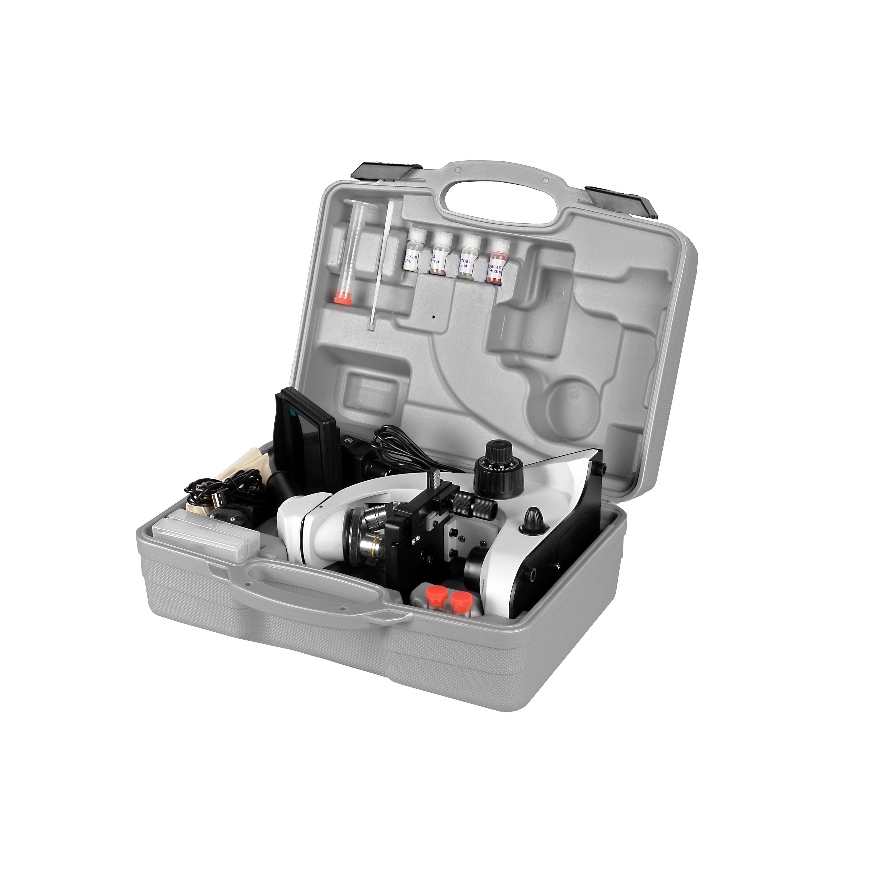 картинка Микроскоп биологический Микромед С-11 (вар. 3B LСD) цифровой в кейсе  арт.32808 от магазина Ultra-mart