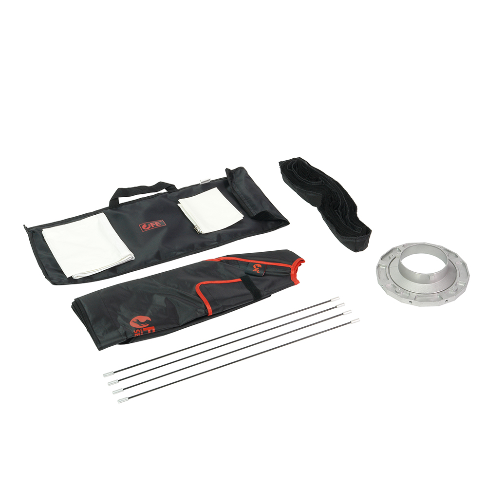 картинка Софтбокс Falcon Eyes SBQ-SBII 4545 BW с сотовой насадкой от магазина Ultra-mart