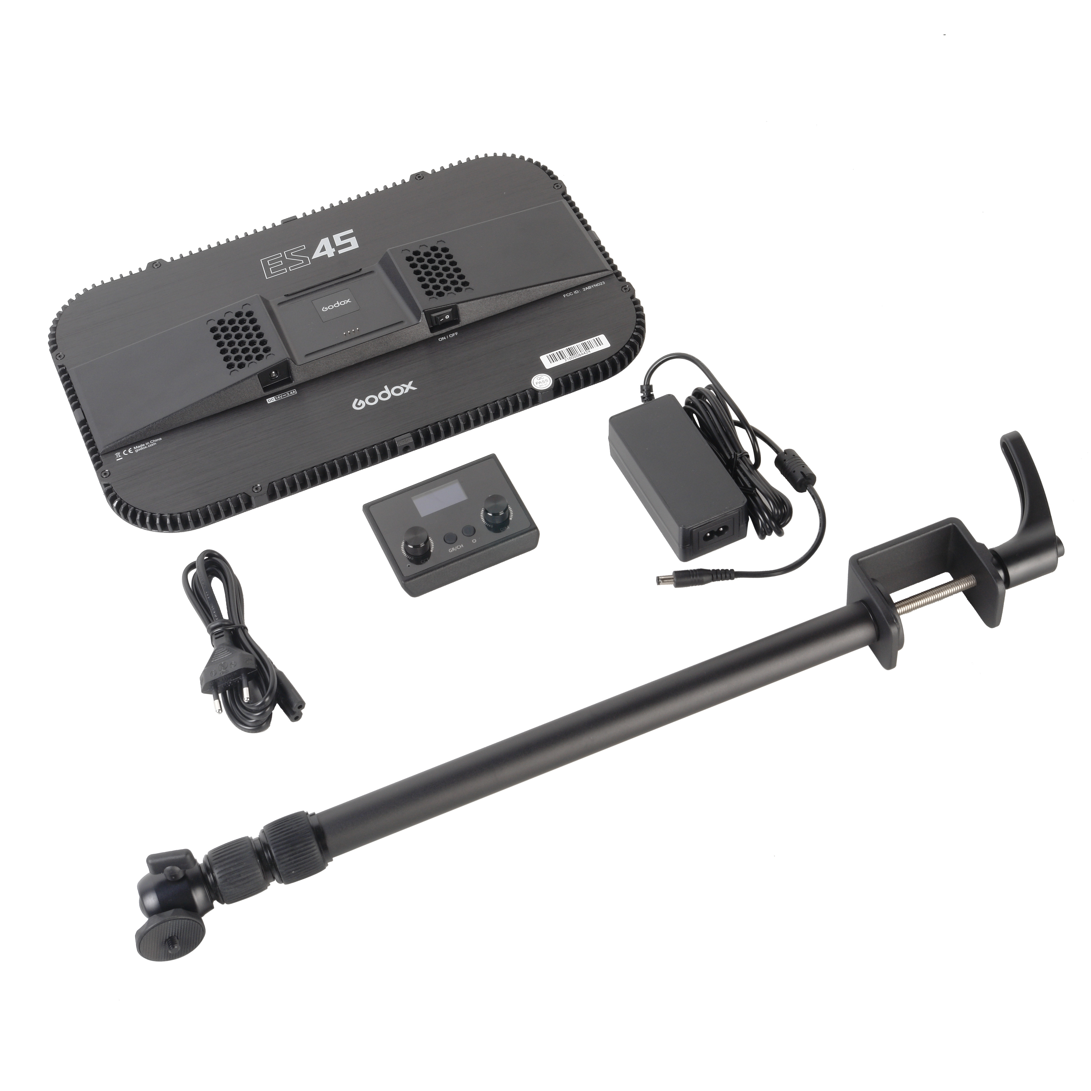 картинка Осветитель светодиодный Godox ES45 Kit с креплением для стола от магазина Ultra-mart