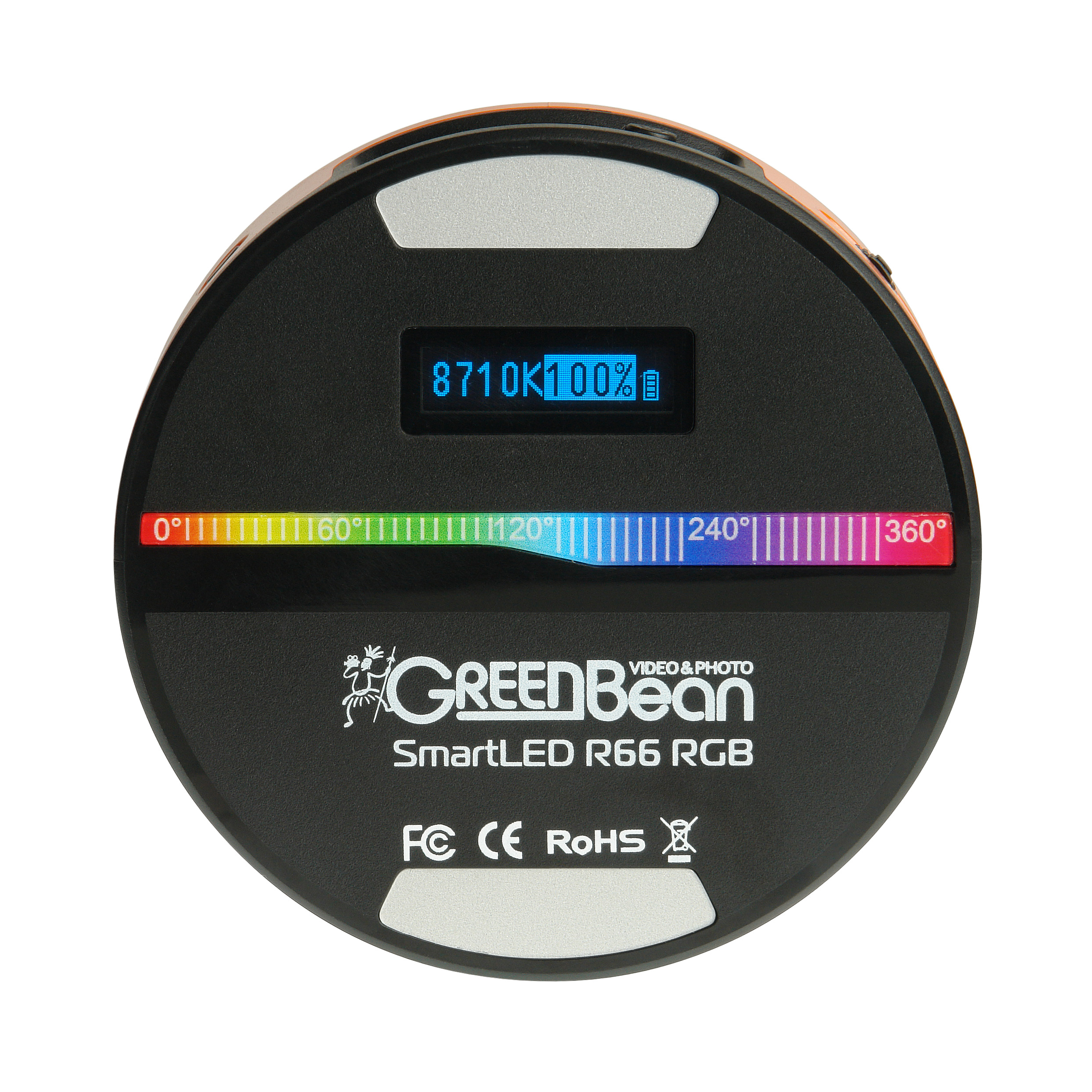 картинка Осветитель GreenBean SmartLED R66 RGB накамерный светодиодный от магазина Ultra-mart