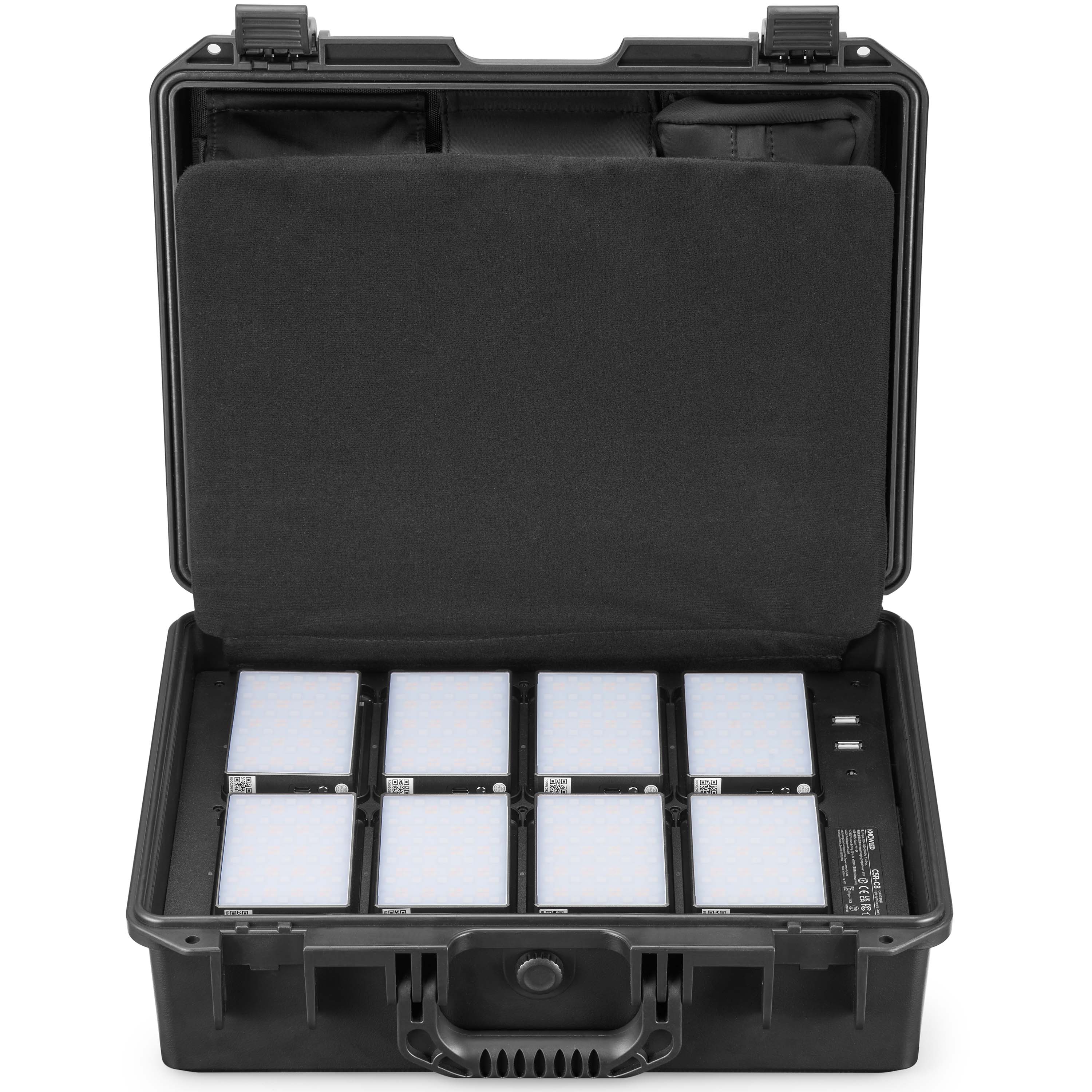 картинка Комплект светодиодных осветителей Godox Knowled C5R-K8 с зарядным кейсом от магазина Ultra-mart