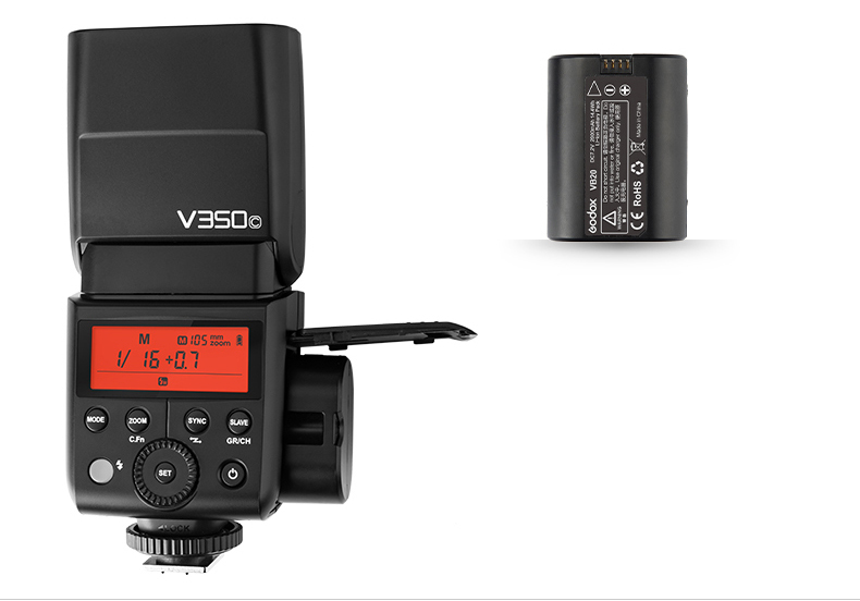 картинка Вспышка накамерная Godox VING V350C TTL для Canon от магазина Ultra-mart